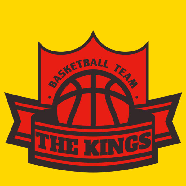 The Kings Basketball team Logo Template Thumbnail