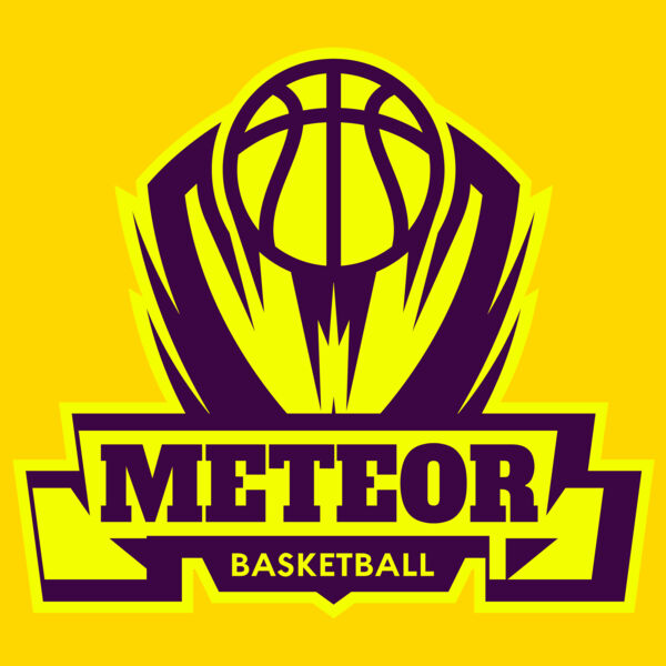 Meteor Basketball Logo Template Thumbnail