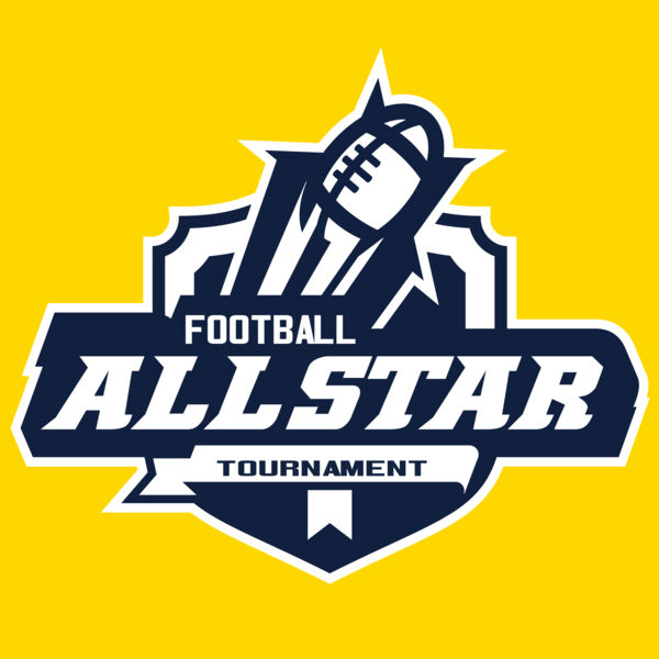 Allstar Tournament Football logo template Thumbnail