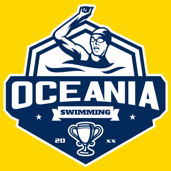 Oceania Swimming logo template Thumbnail