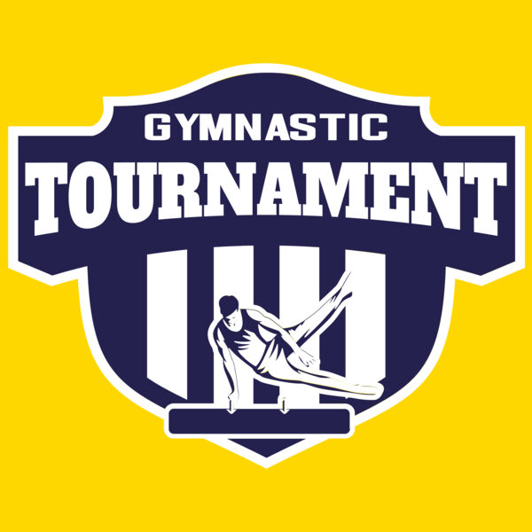 Gymnastic Tournament logo template Thumbnail