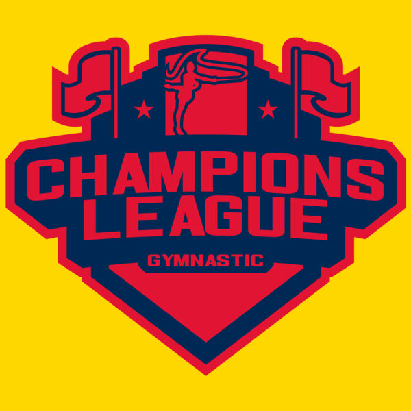 Champions League Gymnastic logo template Thumbnail