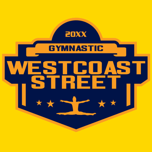 West Coast Street Gymnastic logo template 02 Thumbnail