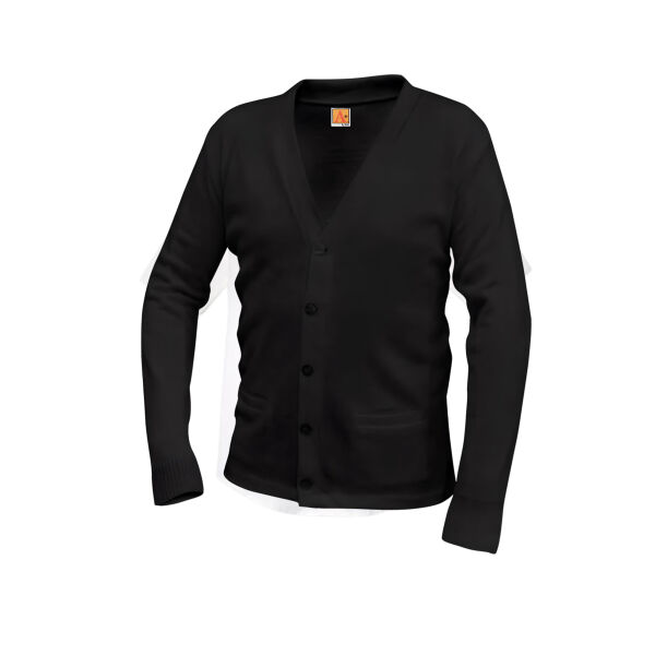 Youth V-Neck Cardigan with Pockets Thumbnail