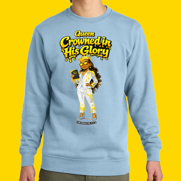 Queen Crowed In His Glory Sweatshirt  Thumbnail