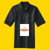 Heavyweight Cotton Pique Polo with Pocket Thumbnail