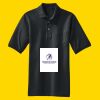 Heavyweight Cotton Pique Polo with Pocket Thumbnail