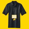 Heavyweight Cotton Pique Polo with Pocket Thumbnail