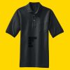 Heavyweight Cotton Pique Polo with Pocket Thumbnail
