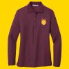 Women's Silk Touch Long Sleeve Polo Thumbnail