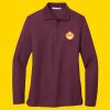 Women's Silk Touch Long Sleeve Polo Thumbnail