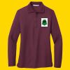Women's Silk Touch Long Sleeve Polo Thumbnail