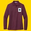 Women's Silk Touch Long Sleeve Polo Thumbnail