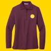Women's Silk Touch Long Sleeve Polo Thumbnail