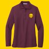 Women's Silk Touch Long Sleeve Polo Thumbnail