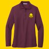 Women's Silk Touch Long Sleeve Polo Thumbnail