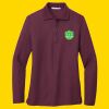 Women's Silk Touch Long Sleeve Polo Thumbnail