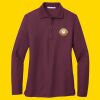 Women's Silk Touch Long Sleeve Polo Thumbnail